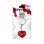 Kinky Pleasure - KPK052 - Keychain - Heart Love - Red - Model 01