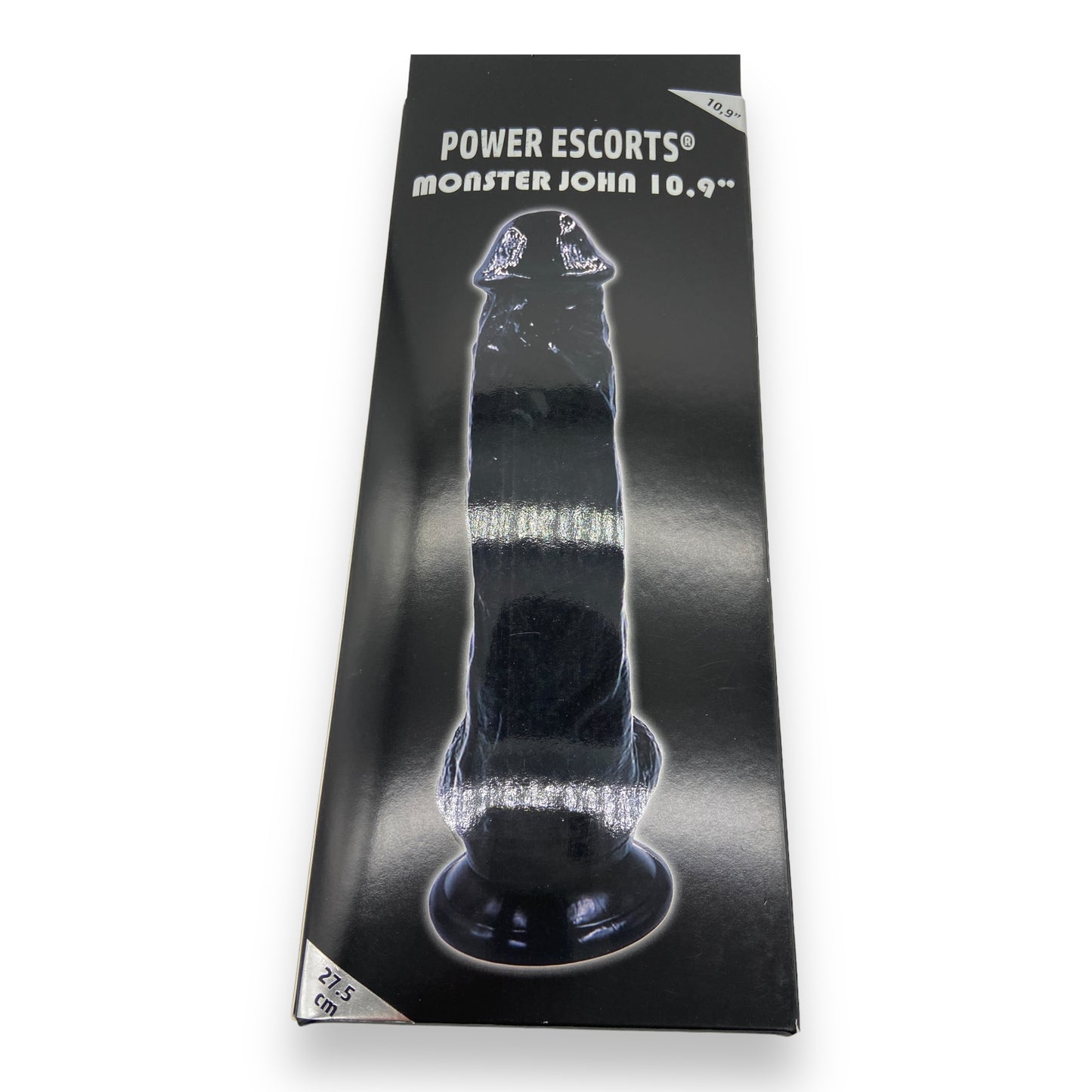 Power Escorts - BR229 Black - Monster John 10,9'' Mega Realistic Dildo 28 CM