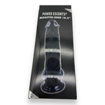 Power Escorts - BR229 Black - Monster John 10,9'' Mega Realistic Dildo 28 CM