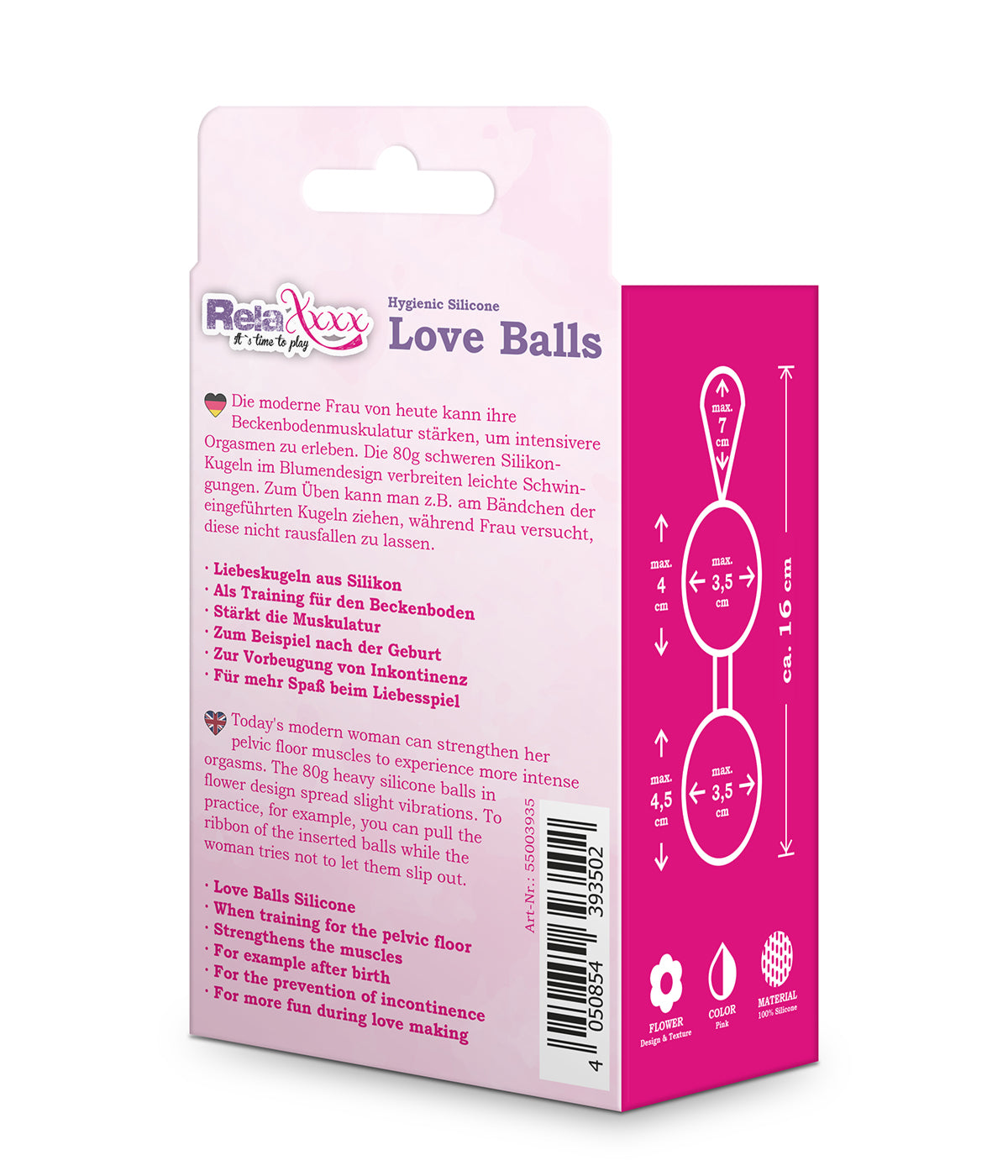 MVW Relaxxx Love Kegal Balls - Silicone - Pink