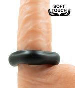 MVW Mr. Cock Square Silicone Cockring - Black