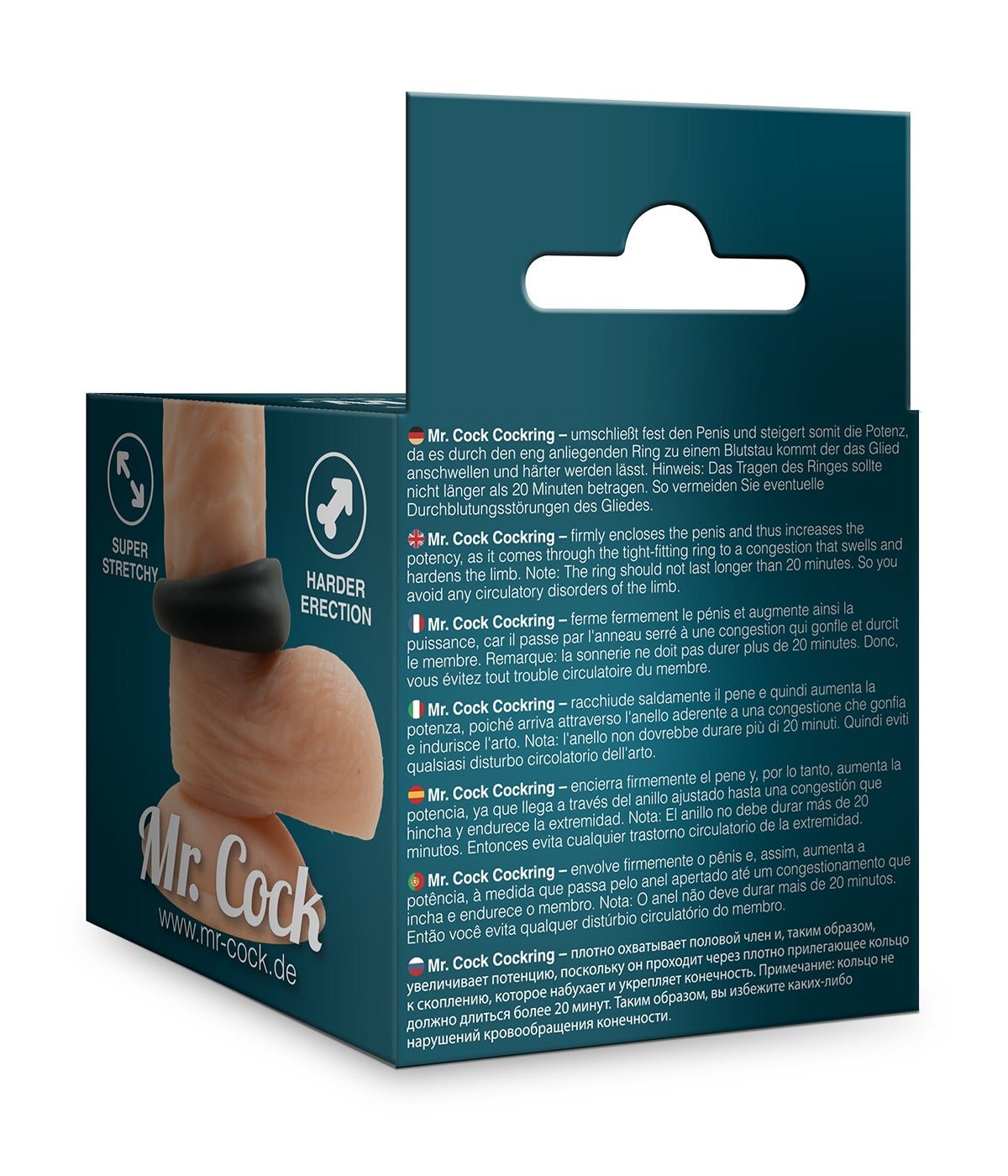 MVW Mr. Cock Trapeze Silicone Cockring - Black