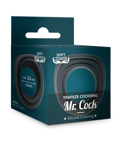 MVW Mr. Cock Trapeze Silicone Cockring - Black