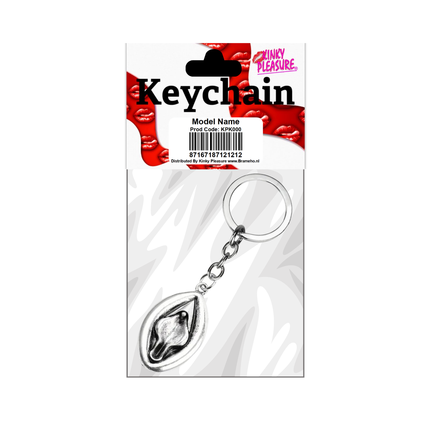 Kinky Pleasure - KPK055 - Keychain - Metallic Pussy