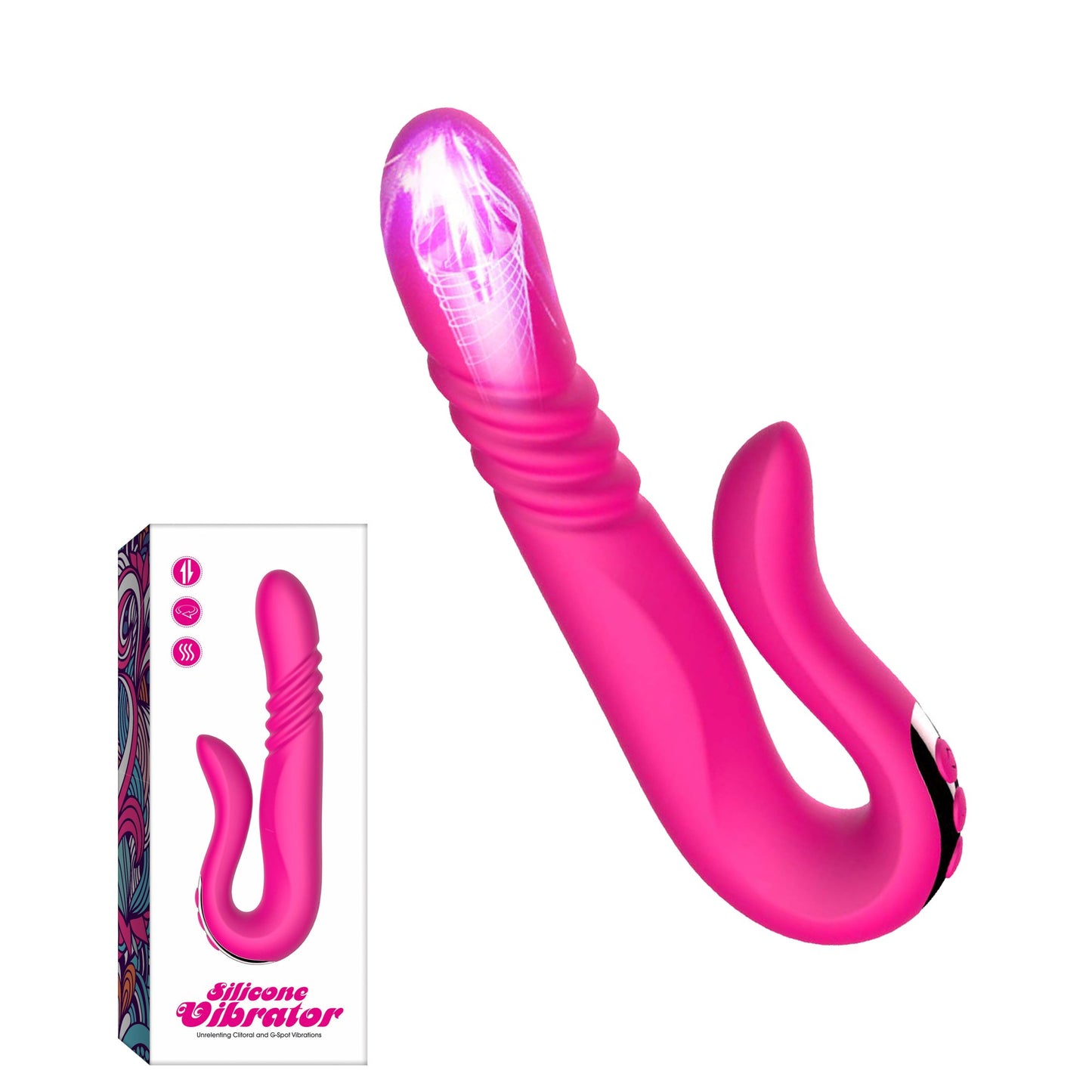 De Luxe Twirling Vibrator Up & Down All Function