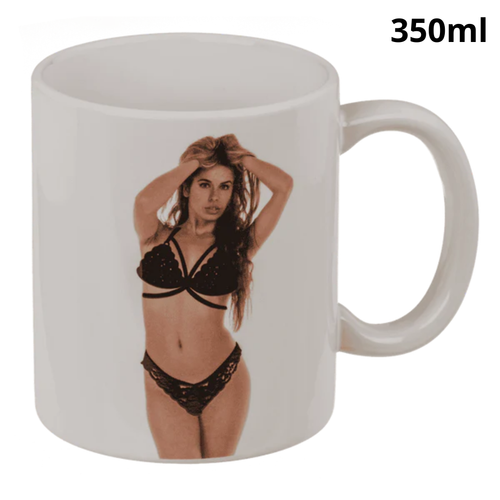 Kinky Pleasure - OB158 - Heat Change Mug – Stripper Girl – 350ml - Model 03