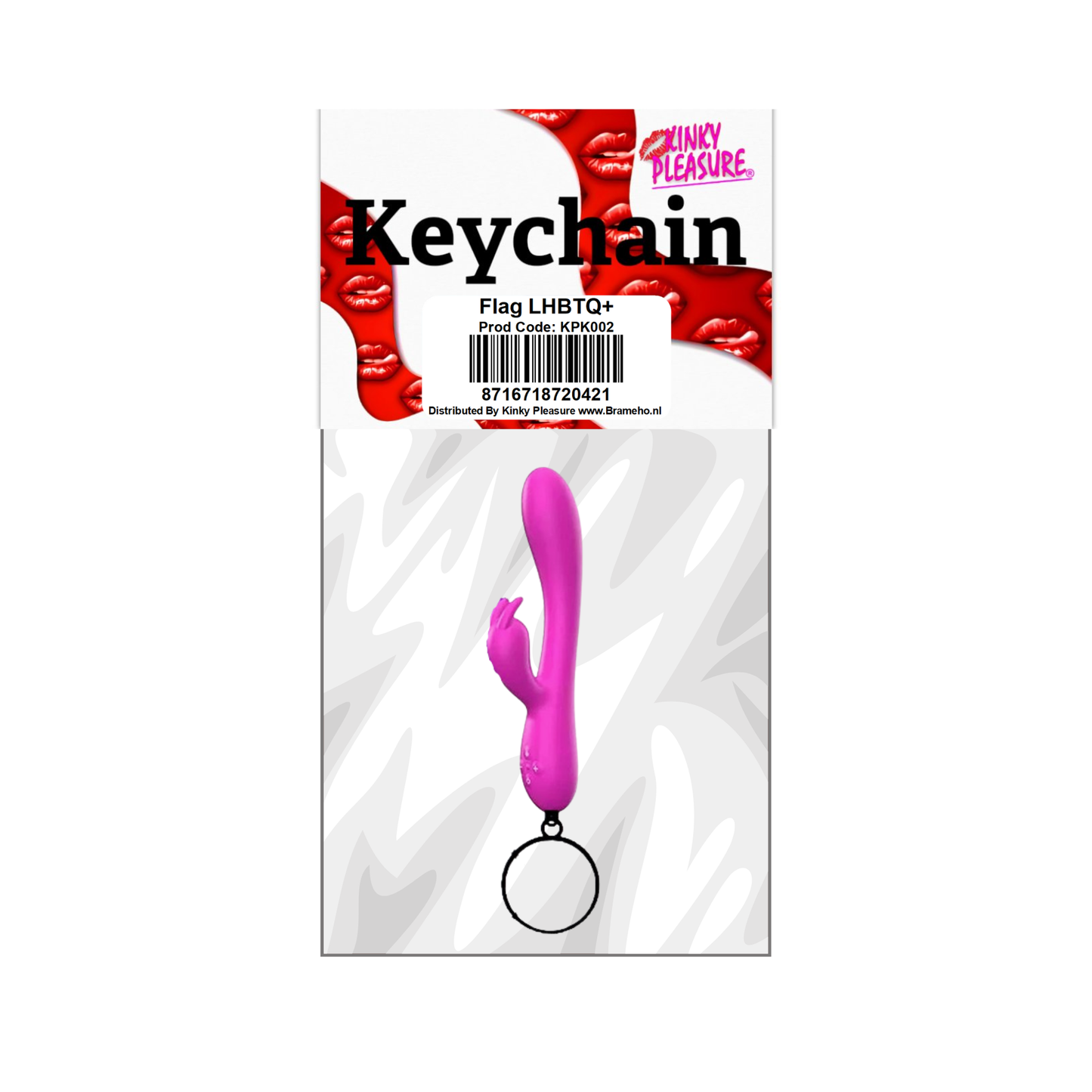 Kinky Pleasure - DS073 - Keychain - Vibrator Massage Wand – Mini & Powerful - 1 Piece Mix