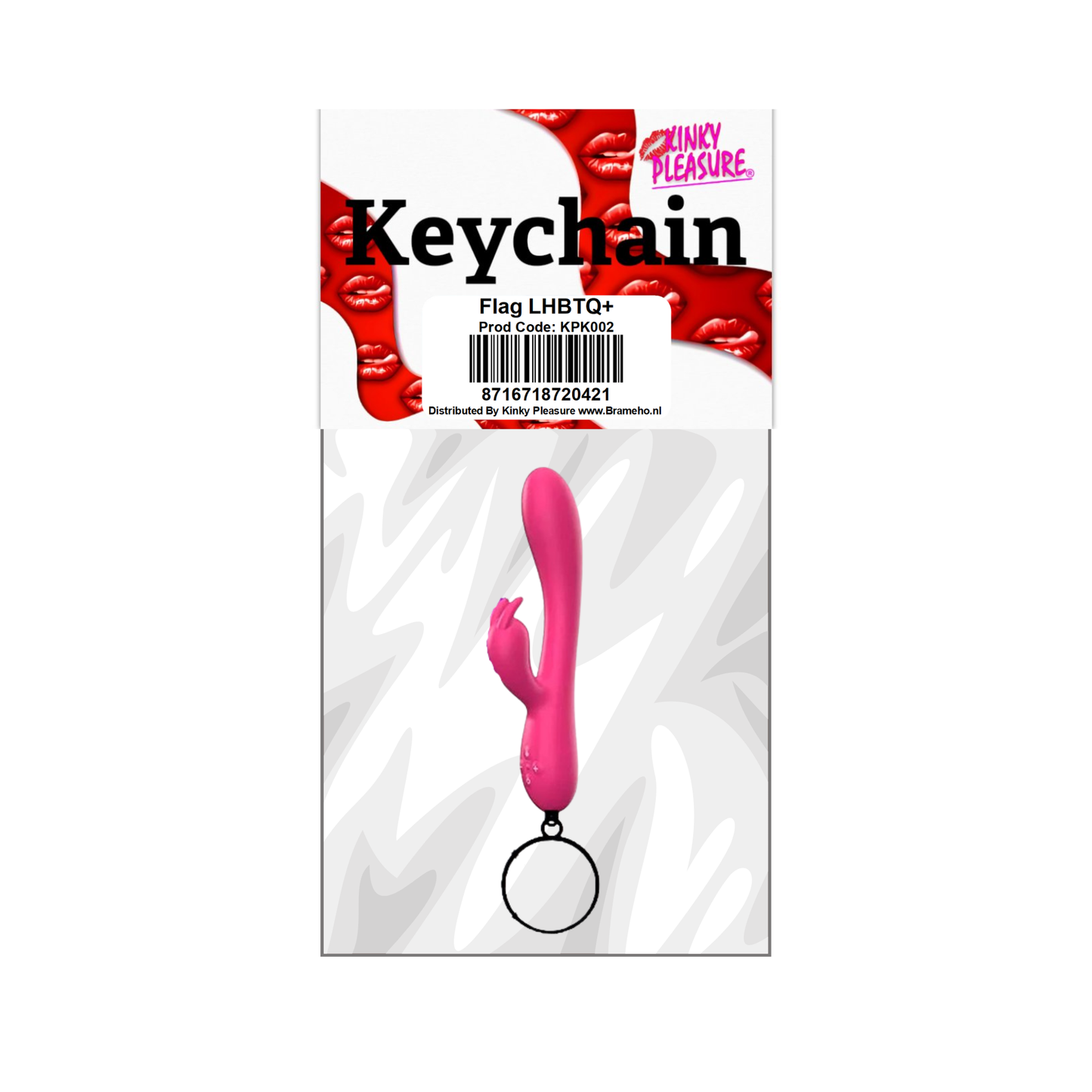 Kinky Pleasure - DS073 - Keychain - Vibrator Massage Wand – Mini & Powerful - 1 Piece Mix