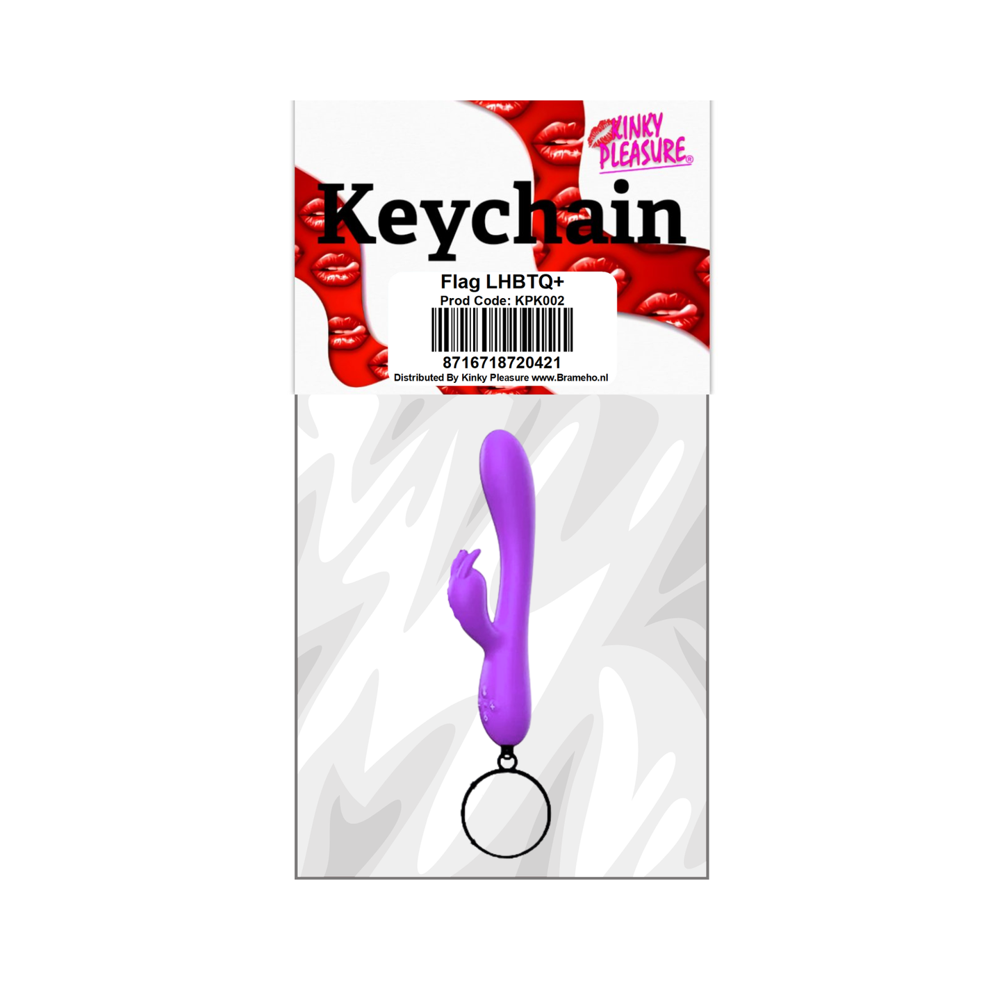 Kinky Pleasure - DS073 - Keychain - Vibrator Massage Wand – Mini & Powerful - 1 Piece Mix