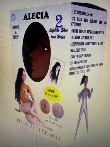 Boysoftoys Alecia Blow Up Doll Real 3D Face - Extra pump - Vibrating part - 59-00002