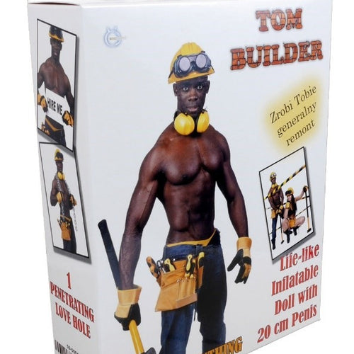 Boysoftoys Tom Builder Male Blow Up Love Doll - 150 cm - Inflatable Masturbator - 59-00011