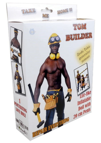 Boysoftoys Tom Builder Male Blow Up Love Doll - 150 cm - Inflatable Masturbator - 59-00011