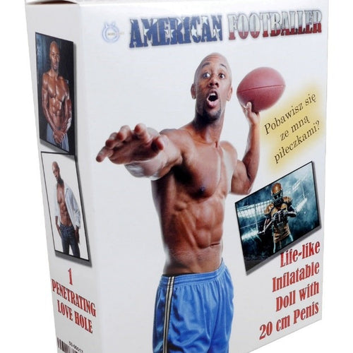Boysoftoys American Footballer Blow Up Love Doll - 150 cm - Inflatable Masturbator - 59-00013