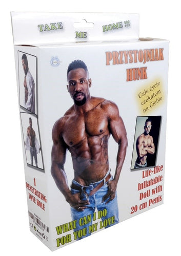 Boysoftoys Hunk Male Blow Up Love Doll - 150 cm - Inflatable Masturbator - 59-00014