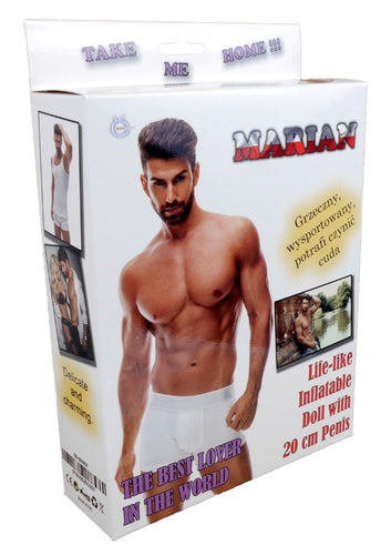 Boysoftoys Marian Male Blow Up Love Doll - 150 cm - Inflatable Masturbator - 59-00007