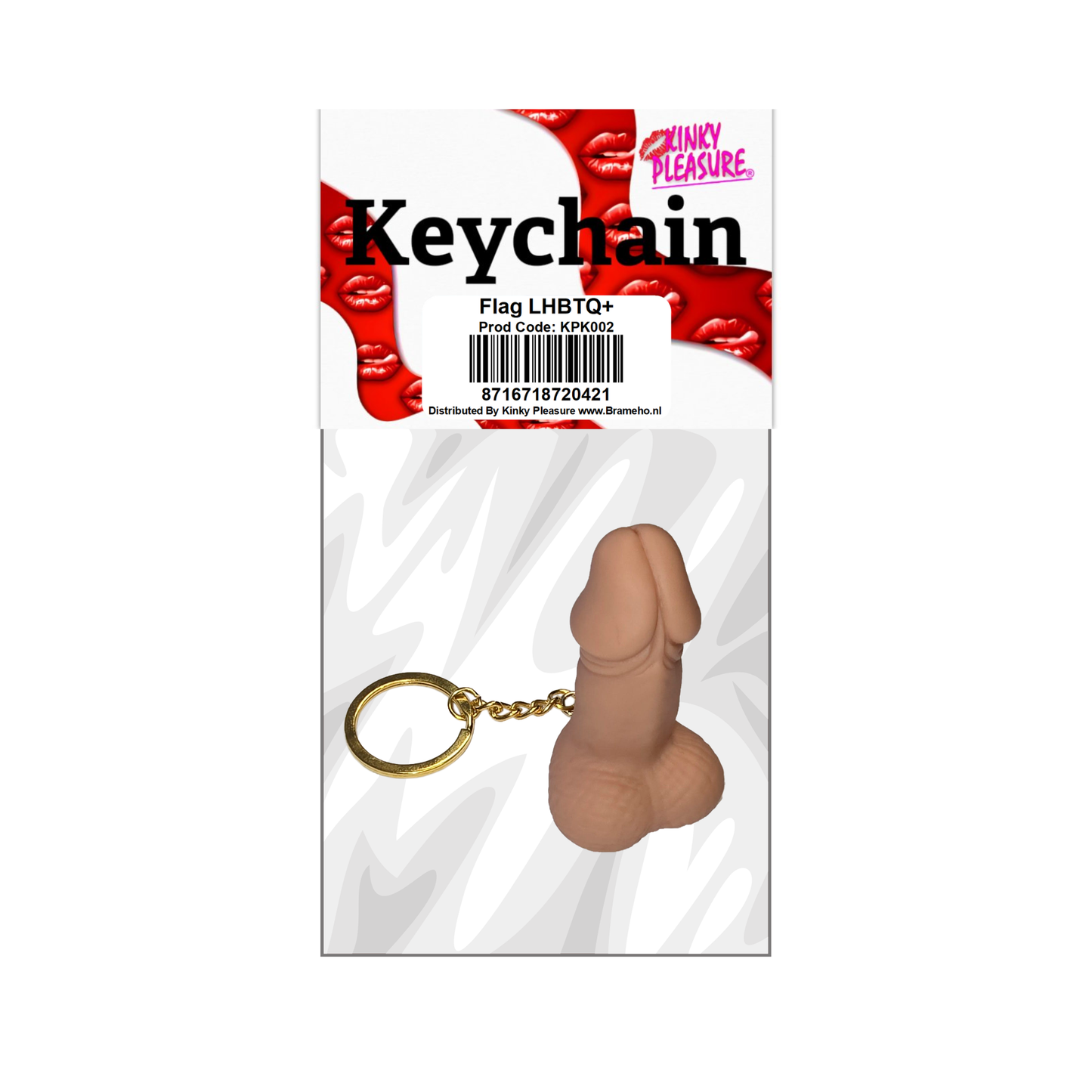 Kinky Pleasure - DS045 - Penis Keychain – Flesh Colored Fun Gift