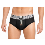 BodyQ Male Lingerie - Sexy Men’s Underwear Boxer – Grey Croc  - S M L XL