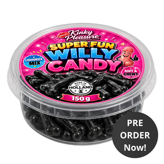 PRE ORDER - Kinky Pleasure - KPC004 - Penis Liquorice Candy – Liquorice Mix 150g