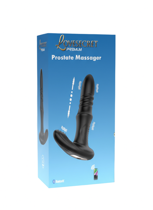 Lovesecret Premium Prostate Massager LS03 – App Controlled - Up & Down - 9 Thrusting / Vibration Modes