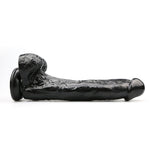 Power Escorts - BR157 Black - Rocket John 10'' - Realistic Dildo - 10 Inch / 25,5 CM