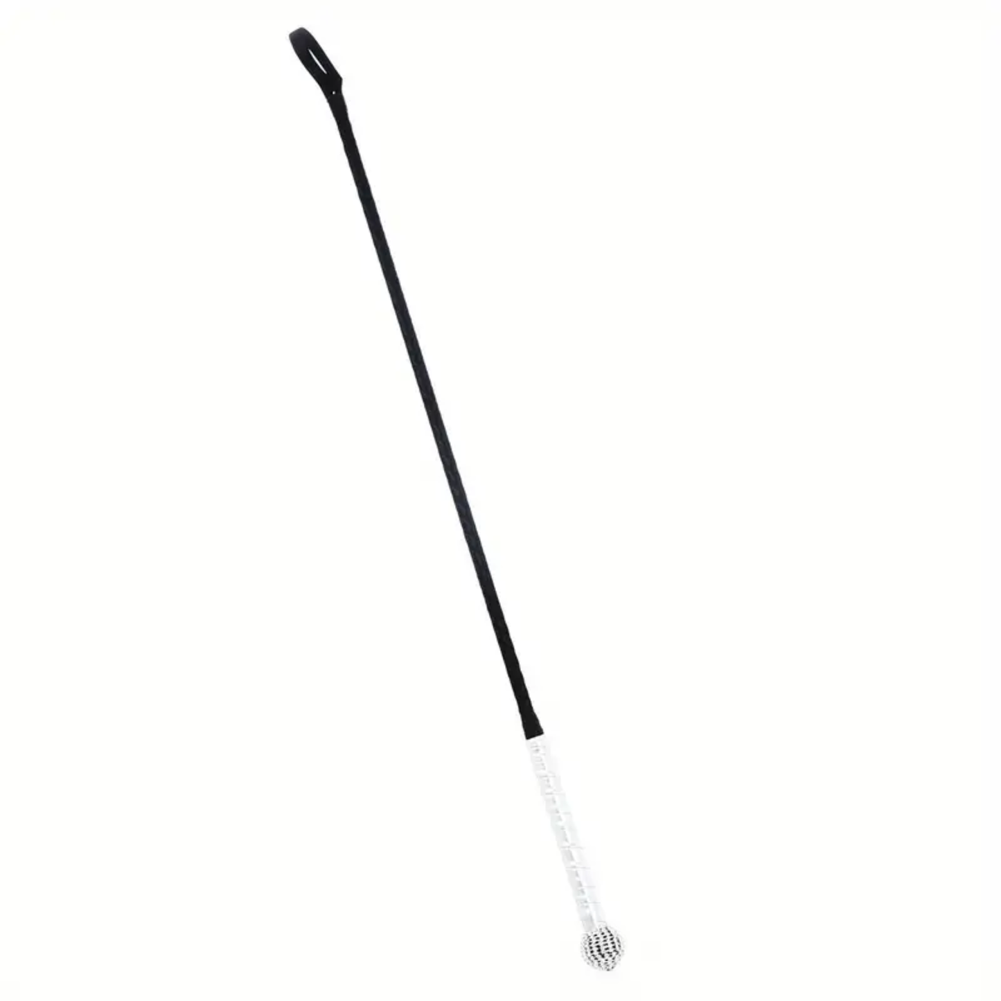 Kinky Pleasure - T265 - Whipp Silver With Diamond Top – 66cm of Sparkling Seduction