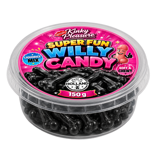 Kinky Pleasure - KPC004 - Penis Liquorice Candy – Liquorice Mix 150g