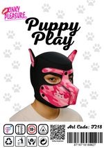 Kinky Pleasure - T218 - BDSM - Dog Mask - Pink Camo Style
