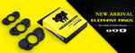 Power Escorts - 60-00026 - Elephant Ears Cockring 3 - Pack - Black - 3 different sizes - dia inner 26 mm / 23 mm / 18 mm - Colour box