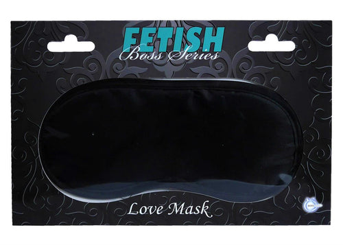 Boysoftoys Satin Love Mask Black - Fetish Powerv - Colour packing - 61-00024