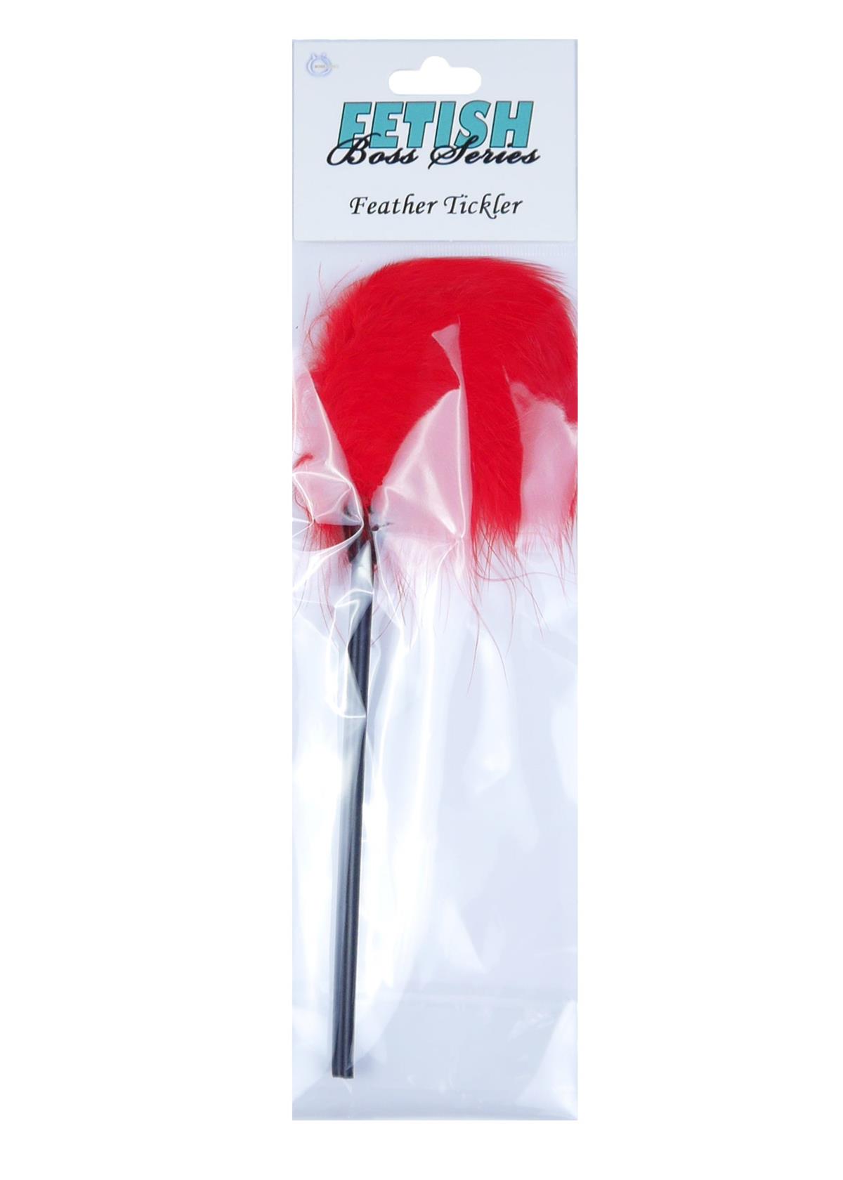 Bossoftoys - 61-00029 - Feather Tickler - Fetish Power - Red - Colour Packing
