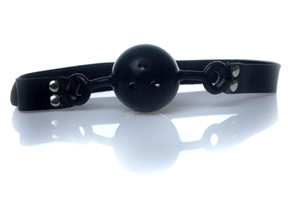 Bossoftoys - 61-00031 - Ball Gag - adjustable - breathable - attractive colour window box - black