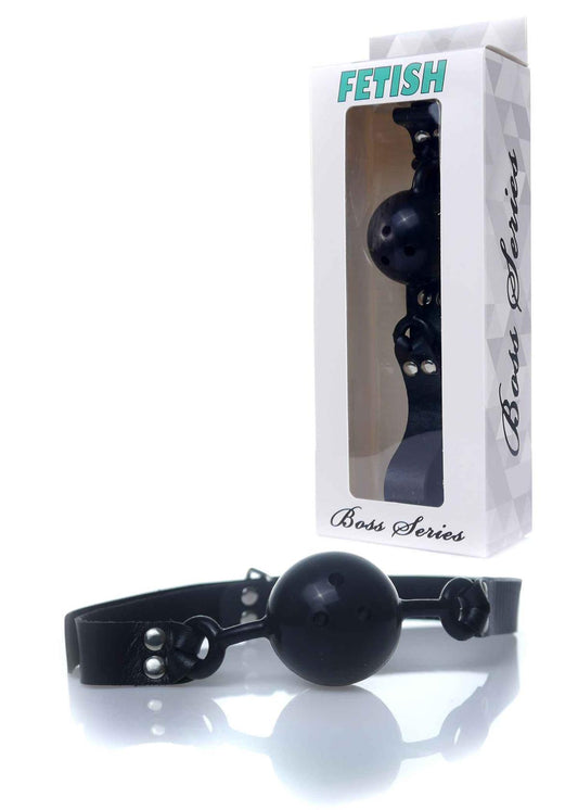 Boysoftoys - 61-00031 - Ball Gag - adjustable - breathable - attractive colour window box - black