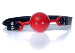Boysoftoys - 61-00032 - Ball Gag - adjustable - breathable - attractive colour window box - red