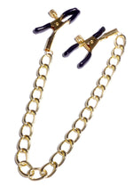 Boysoftoys - 61-00046 - Stimulator- Exclusive Nipple Clamps No. 16 -  gold nipple chain clamps - Strong Blister
