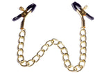 Boysoftoys - 61-00046 - Stimulator- Exclusive Nipple Clamps No. 16 -  gold nipple chain clamps - Strong Blister