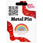 Kinky Pleasure - KPB015 - Badge / Pin - Rainbow Sounds Gay Im In - 2,3x2,9cm