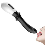 Foxshow - 63-00015 - Design G spot Vibrator - 20 cm - Heat function - 10 Function - Rechargeable  - Luxury Giftbox - Black