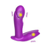 Foxshow - 63-00025 - Stimulator-Silicone Panty Vibrator USB 7 Function / Heating / Impact function - Luxury Giftbox - Purple