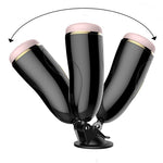 Foxshow - 63-00033 - Masturbator-Vibrating Masturbation Cup USB 7 + Interactive Function / Talk Mode - Luxury Giftbox - Black
