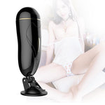 Foxshow - 63-00033 - Masturbator-Vibrating Masturbation Cup USB 7 + Interactive Function / Talk Mode - Luxury Giftbox - Black