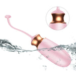 Foxshow Vibrating silicone Love egg Remote control - Rechargeable - Pink - 10 function - Voice Control - Colour box - 63-00037