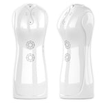 Foxshow - 63-00038 - Masturbator - Vibrating and Flashing Masturbation Cup - USB - 7 Function / Talk Mode - White