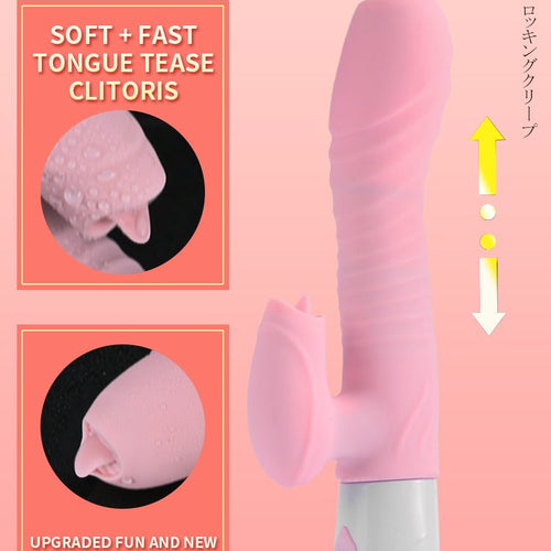 Boysoftoys - 63-00039 - Vibrator - Silicone - USB - 7 Function - Thrusting Function - Heating