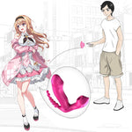 Foxshow - 63-00050 - Silicone Panty Vibrator - USB rechargeable - 7 vibrations - Heating -  7 Frequency Of Sucking  - Luxury Giftbox - Pink