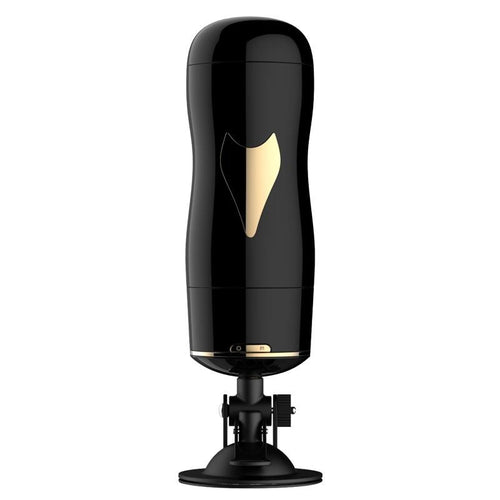 Boysoftoys - 63-00056 - Masturbator Black - Vibrating Pussy Masturbator - Suction Cup - 7 Vibration modes - 28 CM / 11 Inch - Flesh