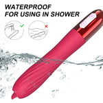 Foxshow - 63-00070-1 - Heat Function Unique Silicone Vibrator - 10 vibration Mode - Pink
