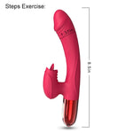 Foxshow - 63-00071 - Heated Silicone G Spot & Clit Stimulating Vibrator - 10 Mode - Pink