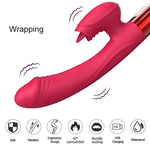 Foxshow - 63-00071 - Heated Silicone G Spot & Clit Stimulating Vibrator - 10 Mode - Pink