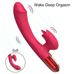 Foxshow - 63-00071 - Heated Silicone G Spot & Clit Stimulating Vibrator - 10 Mode - Pink