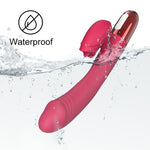 Foxshow - 63-00071 - Heated Silicone G Spot & Clit Stimulating Vibrator - 10 Mode - Pink